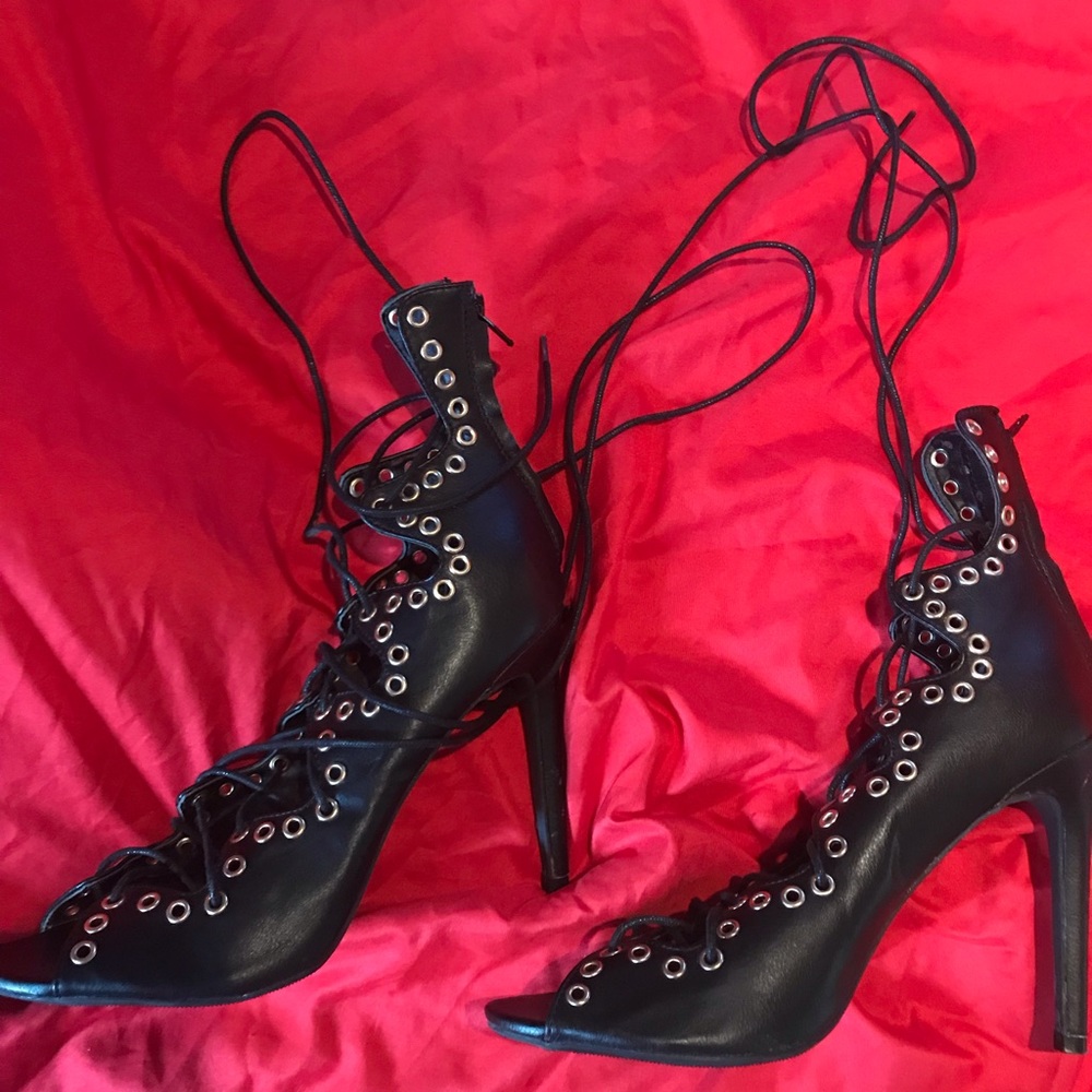 Strapped Heel